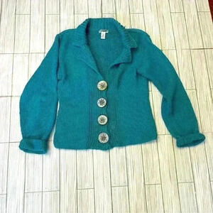 Caravan Concho Cable Knit Sweater